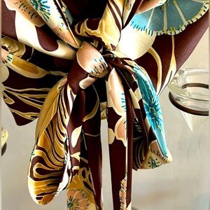 Cache Silk Backless Top Classy and Sexy Jeweled Accents